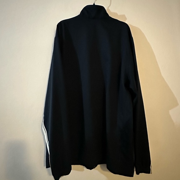 Nike Men’s Dri Fit Lightweight Black Collared White Stripe Jacket Size XL - Picture 5 of 9